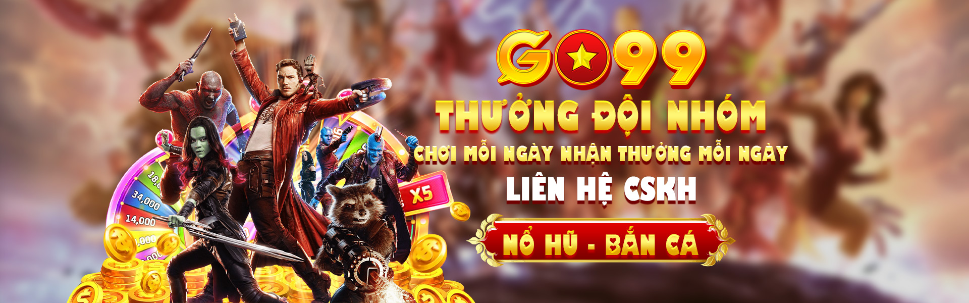 Thưởng đội nhóm tại Go99